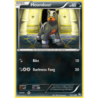 Houndour 74/124 BW Dragons Exalted Common Pokemon Card NEAR MINT TCG
