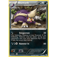 Skuntank 77/124 BW Dragons Exalted Uncommon Pokemon Card NEAR MINT TCG