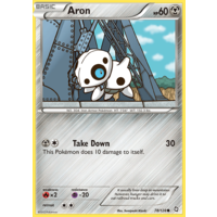 Aron 78/124 BW Dragons Exalted Common Pokemon Card NEAR MINT TCG