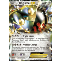 Registeel EX 81/124 BW Dragons Exalted Holo Ultra Rare Pokemon Card NEAR MINT TCG