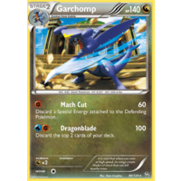 Garchomp 90/124 BW Dragons Exalted Holo Rare Pokemon Card NEAR MINT TCG