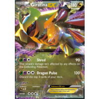 Giratina EX 92/124 BW Dragons Exalted Holo Ultra Rare Pokemon Card NEAR MINT TCG
