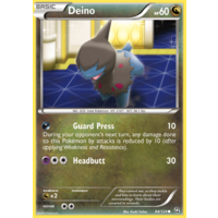 Deino 94/124 BW Dragons Exalted Common Pokemon Card NEAR MINT TCG