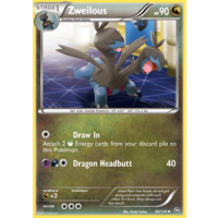 Zweilous 96/124 BW Dragons Exalted Uncommon Pokemon Card NEAR MINT TCG