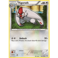 Vigoroth 102/124 BW Dragons Exalted Uncommon Pokemon Card NEAR MINT TCG