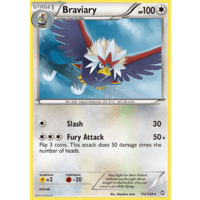 Braviary 112/124 BW Dragons Exalted Rare Pokemon Card NEAR MINT TCG