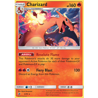 Charizard 3/70 SM Dragon Majesty Holo Rare Pokemon Card NEAR MINT TCG