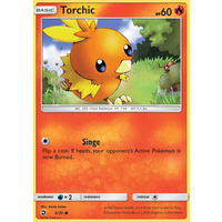 Torchic 4/70 SM Dragon Majesty Common Pokemon Card NEAR MINT TCG