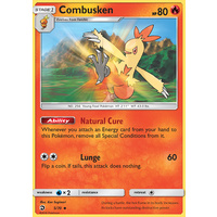 Combusken 5/70 SM Dragon Majesty Uncommon Pokemon Card NEAR MINT TCG
