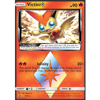 Victini Prism Star 7/70 SM Dragon Majesty Holo Rare Pokemon Card NEAR MINT TCG