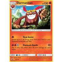 Darmanitan 9/70 SM Dragon Majesty Uncommon Pokemon Card NEAR MINT TCG