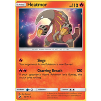 Heatmor 10/70 SM Dragon Majesty Uncommon Pokemon Card NEAR MINT TCG