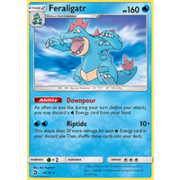Feraligatr 24/70 SM Dragon Majesty Holo Rare Pokemon Card NEAR MINT TCG