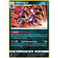 Hydreigon 33/70 SM Dragon Majesty Holo Rare Pokemon Card NEAR MINT TCG