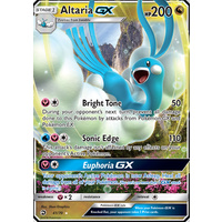Altaria GX 41/70 SM Dragon Majesty Holo Ultra Rare Pokemon Card NEAR MINT TCG