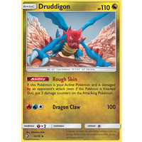 Druddigon 45/70 SM Dragon Majesty Uncommon Pokemon Card NEAR MINT TCG