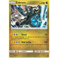 Zekrom 46/70 SM Dragon Majesty Holo Rare Pokemon Card NEAR MINT TCG