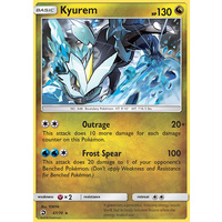 Kyurem 47/70 SM Dragon Majesty Holo Rare Pokemon Card NEAR MINT TCG