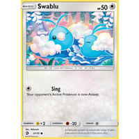 Swablu 57/70 SM Dragon Majesty Common Pokemon Card NEAR MINT TCG