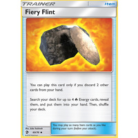 Fiery Flint 60/70 SM Dragon Majesty Uncommon Trainer Pokemon Card NEAR MINT TCG