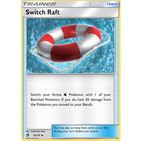 Switch Raft 62/70 SM Dragon Majesty Uncommon Trainer Pokemon Card NEAR MINT TCG