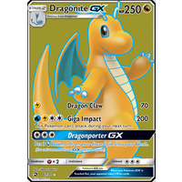 Dragonite GX 67/70 SM Dragon Majesty Holo Ultra Rare Full Art Pokemon Card NEAR MINT TCG