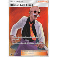 Blaine's Last Stand 69/70 SM Dragon Majesty Holo Ultra Rare Full Art Pokemon Card NEAR MINT TCG