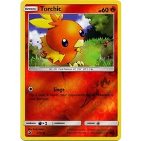 Torchic 4/70 SM Dragon Majesty Reverse Holo Common Pokemon Card NEAR MINT TCG