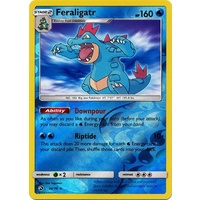 Feraligatr 24/70 SM Dragon Majesty Reverse Holo Rare Pokemon Card NEAR MINT TCG