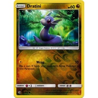 Dratini 34/70 SM Dragon Majesty Reverse Holo Common Pokemon Card NEAR MINT TCG