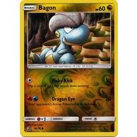 Bagon 42/70 SM Dragon Majesty Reverse Holo Common Pokemon Card NEAR MINT TCG