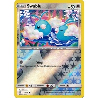 Swablu 57/70 SM Dragon Majesty Reverse Holo Common Pokemon Card NEAR MINT TCG