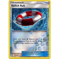 Switch Raft 62/70 SM Dragon Majesty Reverse Holo Uncommon Trainer Pokemon Card NEAR MINT TCG