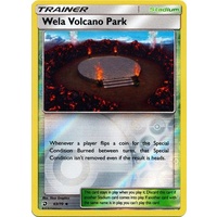 Wela Volcano Park 63/70 SM Dragon Majesty Reverse Holo Uncommon Trainer Pokemon Card NEAR MINT TCG