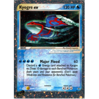 MODERATELY PLAYED Kyogre ex 001 E-Series Promo Holo Rare Pokemon Card TCG