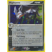 Mightyena 12/107 EX Deoxys Holo Rare Pokemon Card NEAR MINT TCG