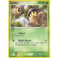 Seedot 71/107 EX Deoxys Common Pokemon Card NEAR MINT TCG