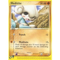 Meditite 37/97 EX Dragon Uncommon Pokemon Card NEAR MINT TCG