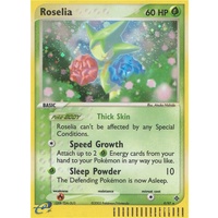 Roselia 9/97 EX Dragon Holo Rare Pokemon Card NEAR MINT TCG