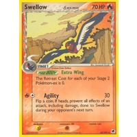 Swellow (Delta Species) 40/101 EX Dragon Frontiers Uncommon Pokemon Card NEAR MINT TCG