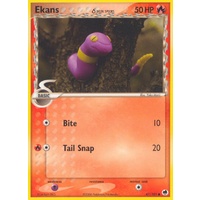 Ekans (Delta Species) 47/101 EX Dragon Frontiers Common Pokemon Card NEAR MINT TCG