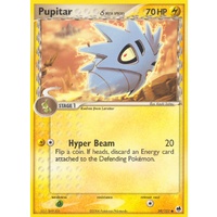 Pupitar (Delta Species) 59/101 EX Dragon Frontiers Common Pokemon Card NEAR MINT TCG