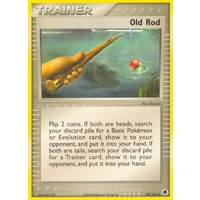 Old Rod 78/101 EX Dragon Frontiers Uncommon Trainer Pokemon Card NEAR MINT TCG