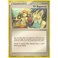 TV Reporter 82/101 EX Dragon Frontiers Uncommon Trainer Pokemon Card NEAR MINT TCG