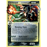 MODERATELY PLAYED Charizard Gold Star (Delta Species) 100/101 EX Dragon Frontiers Holo Ultra Rare Pokemon Card