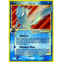 Mew Gold Star (Delta Species) 101/101 EX Dragon Frontiers Holo Ultra Rare Pokemon Card NEAR MINT TCG