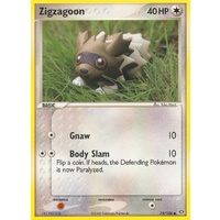 Zigzagoon 74/106 EX Emerald Common Pokemon Card NEAR MINT TCG
