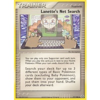 Lanette's Net Search 77/106 EX Emerald Uncommon Trainer Pokemon Card NEAR MINT TCG