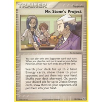 Mr. Stone's Project 79/106 EX Emerald Uncommon Trainer Pokemon Card NEAR MINT TCG