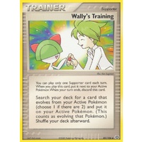 Wally's Training 85/106 EX Emerald Uncommon Trainer Pokemon Card NEAR MINT TCG